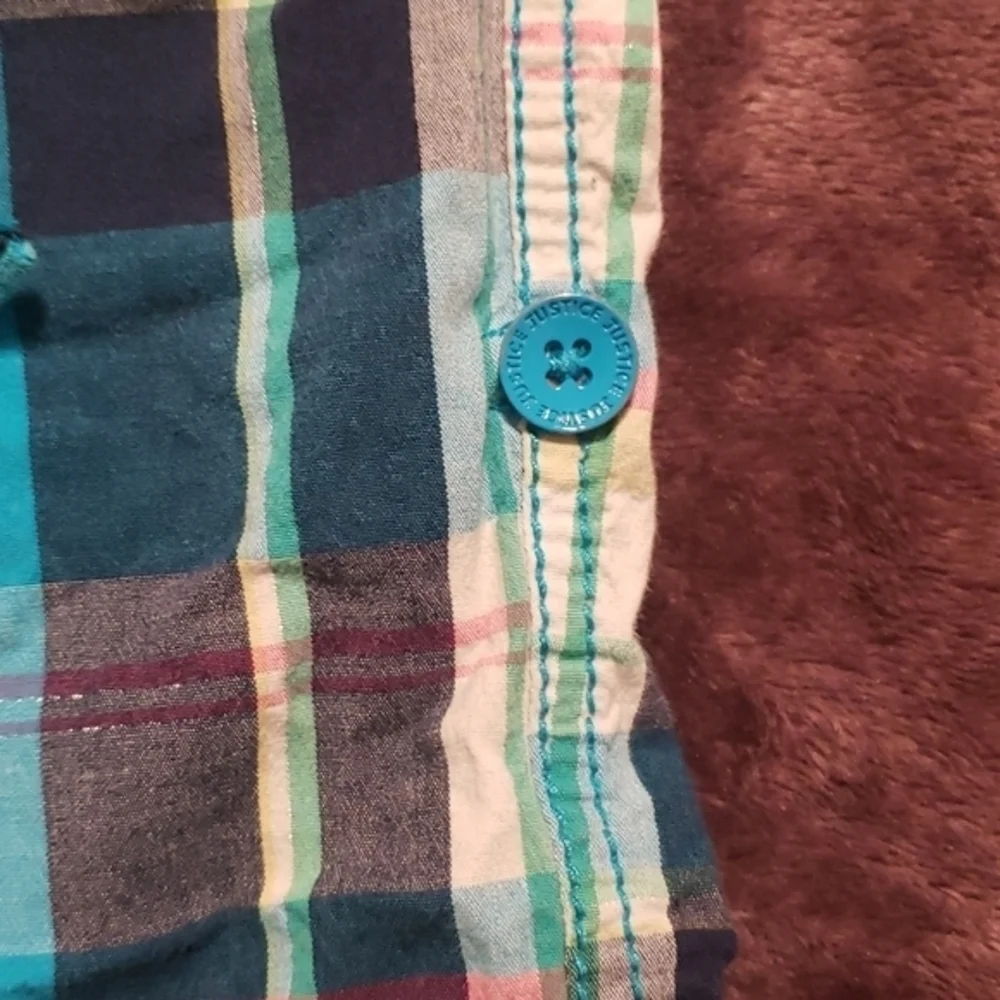 Girls plaid‎ shorts